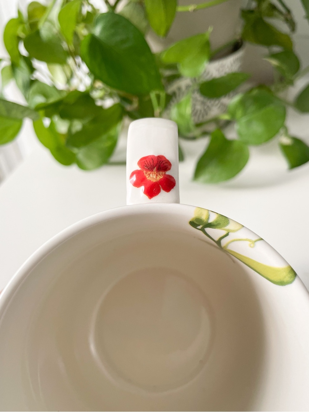 Anthropologie Monogram Monarch Ceramic Floral Mug - Letter B - Picture 4 of 5